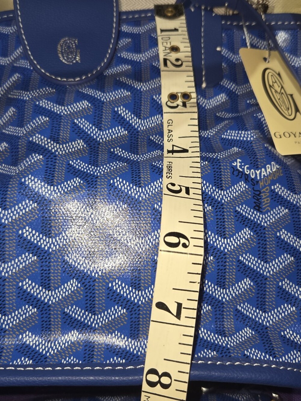 Small Blue Reverse Bag - Picture 5 of 8